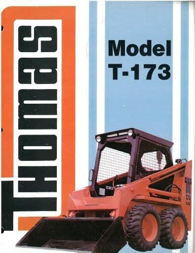 thomas 173 il s series 2 skid steer specs|thomas t173 seat belt.